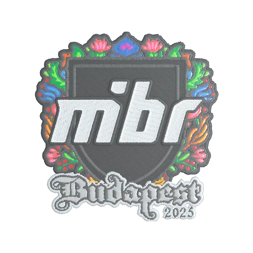 Наклейка | MIBR (вышитая) | Будапешт-2025