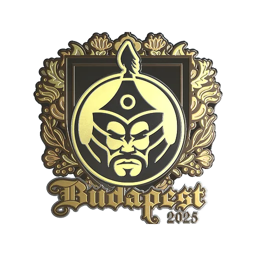 Наклейка | The MongolZ (золотая) | Будапешт-2025