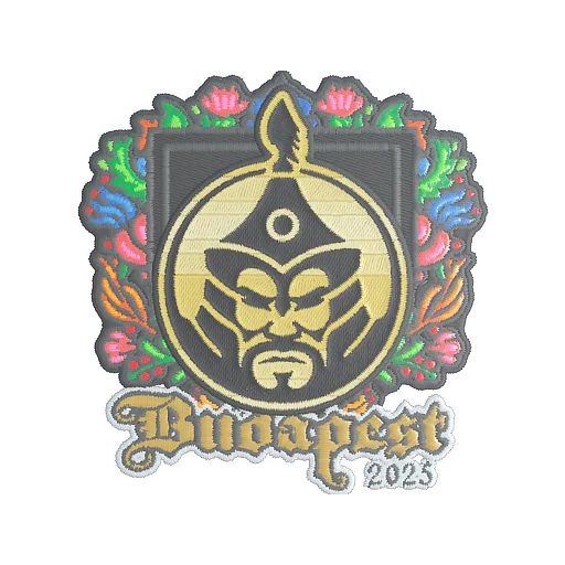 Наклейка | The MongolZ (вышитая) | Будапешт-2025