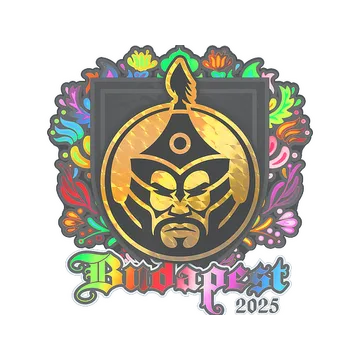 Наклейка | The MongolZ (голографическая) | Будапешт-2025