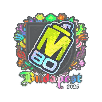 Sticker | M80 (Holo) | Budapest 2025