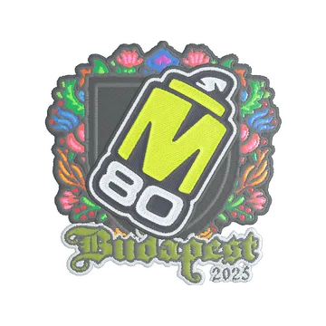 Sticker | M80 (Embroidered) | Budapest 2025