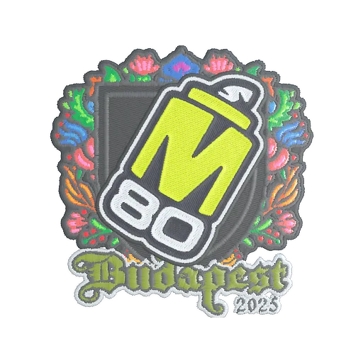 Sticker | M80 (Embroidered) | Budapest 2025