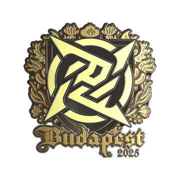 Sticker | Ninjas in Pyjamas (Gold) | Budapest 2025