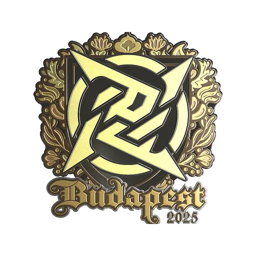 Sticker | Ninjas in Pyjamas (Gold) | Budapest 2025