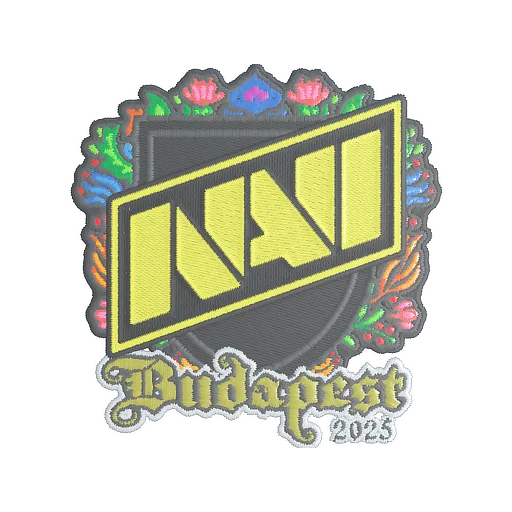 Наклейка | Natus Vincere (вышитая) | Будапешт-2025