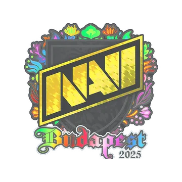 Наклейка | Natus Vincere (голографическая) | Будапешт-2025