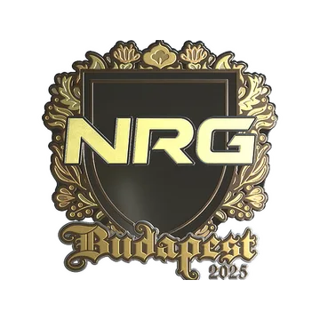 Sticker | NRG (Gold) | Budapest 2025