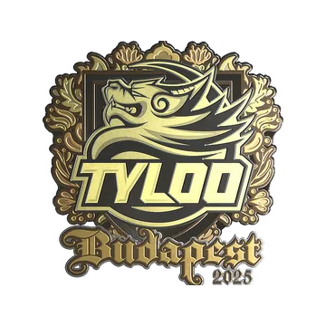 Sticker | TYLOO (Gold) | Budapest 2025