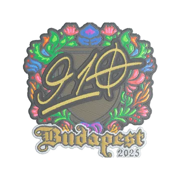 Sticker | 910 (Embroidered) | Budapest 2025