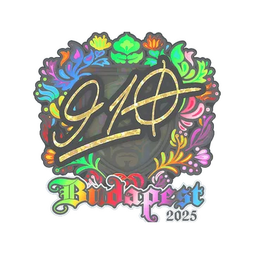 Sticker | 910 (Holo) | Budapest 2025