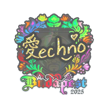 Sticker | Techno4K (Holo) | Budapest 2025