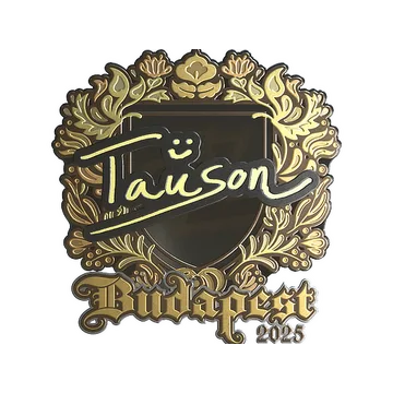 Sticker | Tauson (Gold) | Budapest 2025