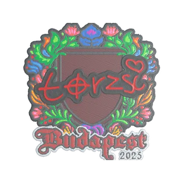 Sticker | torzsi (Embroidered) | Budapest 2025