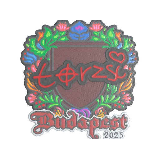 Наклейка | torzsi (вышитая) | Будапешт-2025