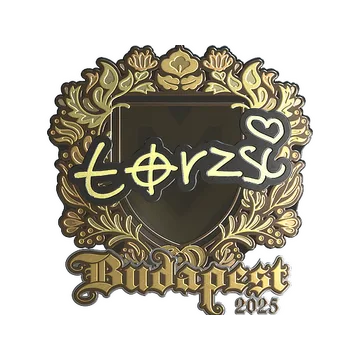 Sticker | torzsi (Gold) | Budapest 2025