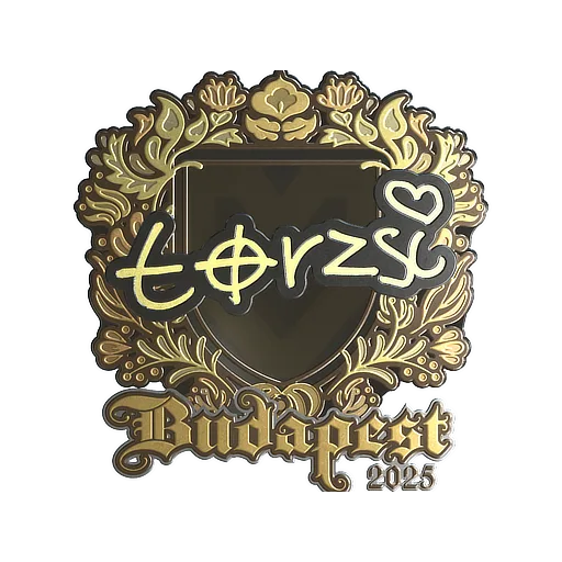 Sticker | torzsi (Gold) | Budapest 2025