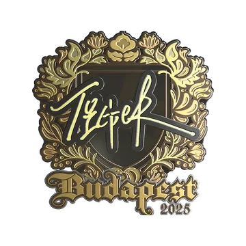 Sticker | Tiger (Gold) | Budapest 2025