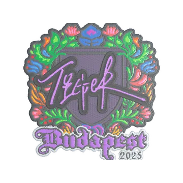 Sticker | Tiger (Embroidered) | Budapest 2025
