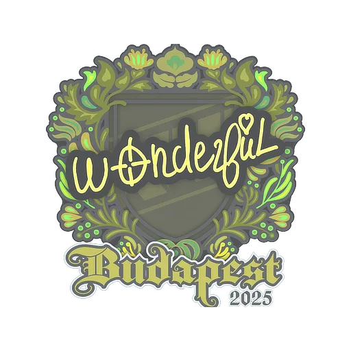 Sticker | w0nderful | Budapest 2025