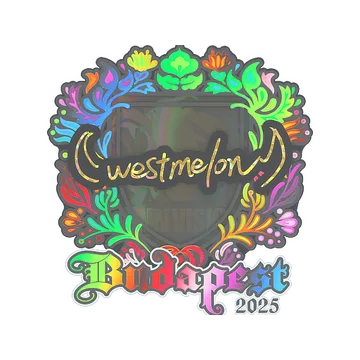 Sticker | westmelon (Holo) | Budapest 2025