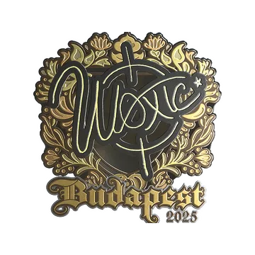 Sticker | woxic (Gold) | Budapest 2025