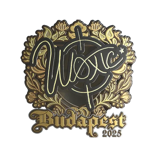 Sticker | woxic (Gold) | Budapest 2025
