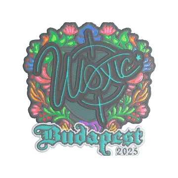 Sticker | woxic (Embroidered) | Budapest 2025