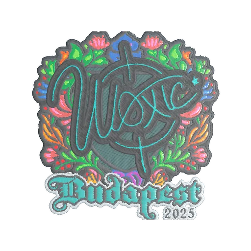 Sticker | woxic (Embroidered) | Budapest 2025