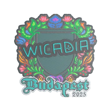 Наклейка | Wicadia (вышитая) | Будапешт-2025