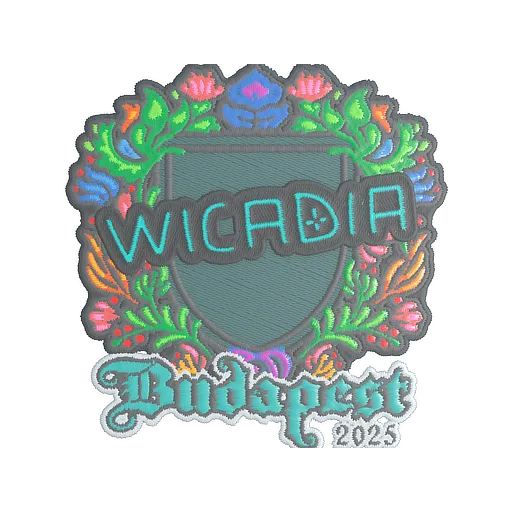 Наклейка | Wicadia (вышитая) | Будапешт-2025