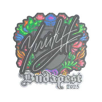 Sticker | yuurih (Embroidered) | Budapest 2025