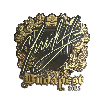 Sticker | yuurih (Gold) | Budapest 2025