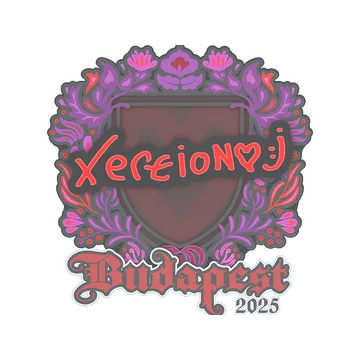 Sticker | xertioN | Budapest 2025