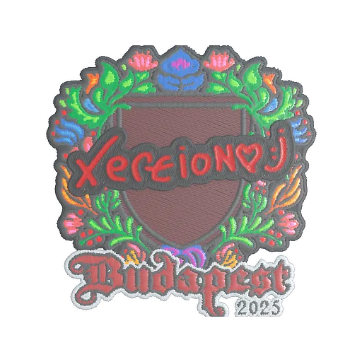 Sticker | xertioN (Embroidered) | Budapest 2025
