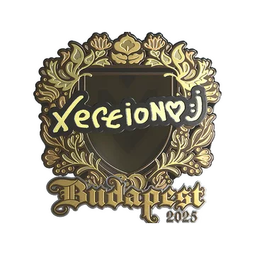 Sticker | xertioN (Gold) | Budapest 2025