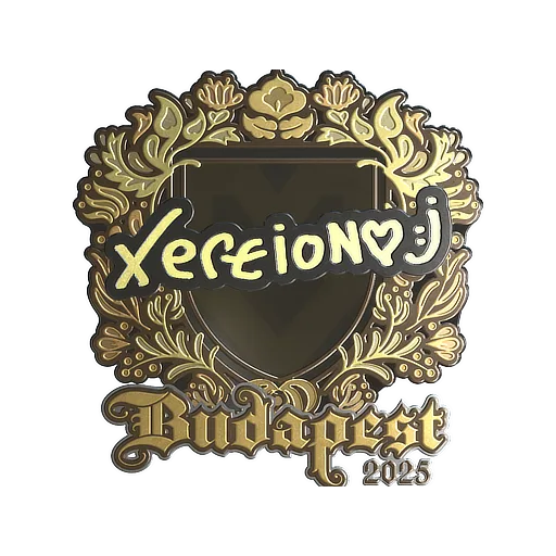 Sticker | xertioN (Gold) | Budapest 2025