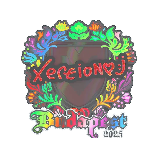 Sticker | xertioN (Holo) | Budapest 2025