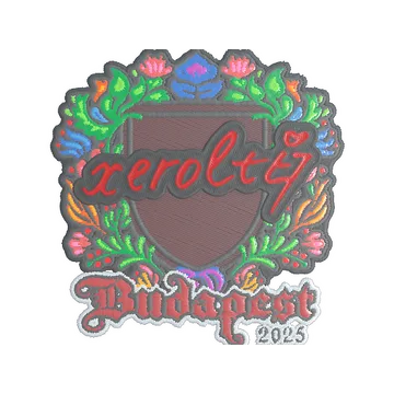 Sticker | xerolte (Embroidered) | Budapest 2025