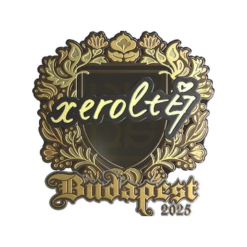 Sticker | xerolte (Gold) | Budapest 2025