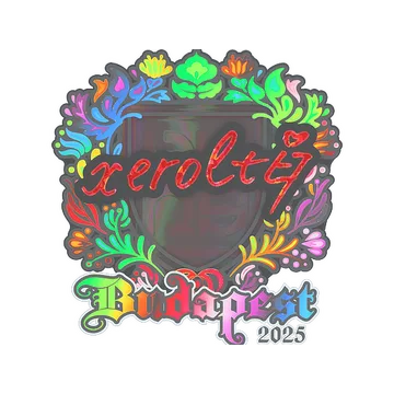 Sticker | xerolte (Holo) | Budapest 2025