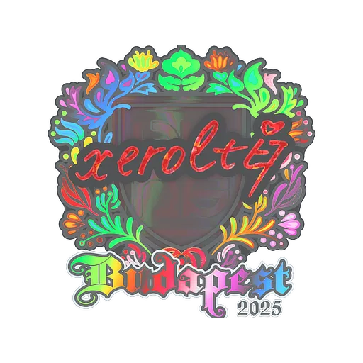 Sticker | xerolte (Holo) | Budapest 2025