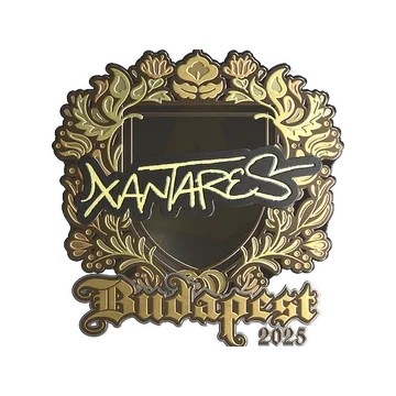Sticker | XANTARES (Gold) | Budapest 2025