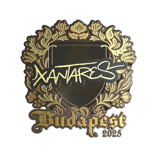 Sticker | XANTARES (Gold) | Budapest 2025
