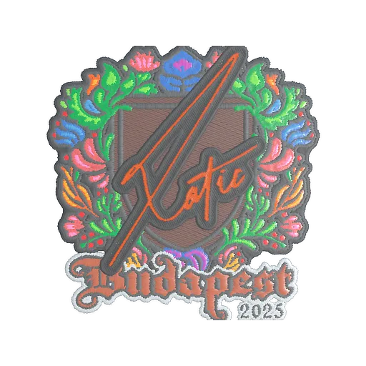 Sticker | XotiC (Embroidered) | Budapest 2025