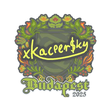 Sticker | xKacpersky | Budapest 2025