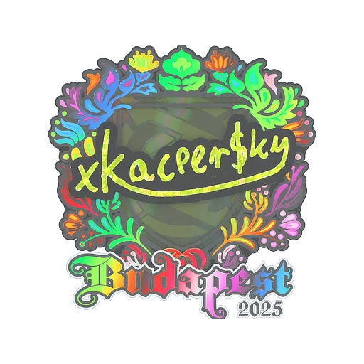 Sticker | xKacpersky (Holo) | Budapest 2025