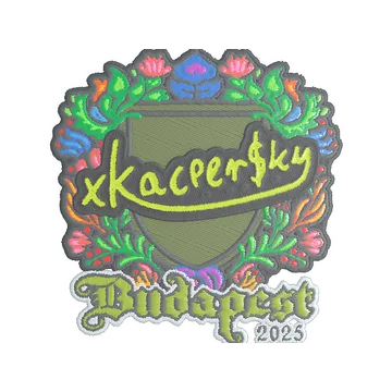 Sticker | xKacpersky (Embroidered) | Budapest 2025