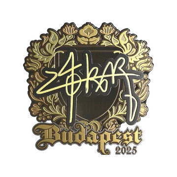 Sticker | z4KR (Gold) | Budapest 2025