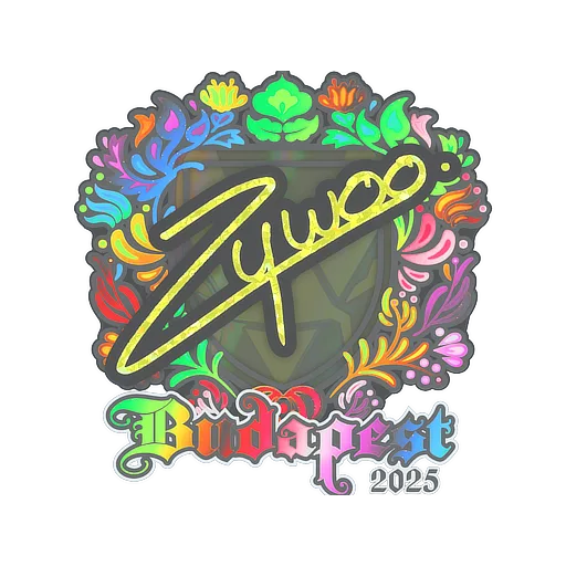 Sticker | ZywOo (Holo) | Budapest 2025
